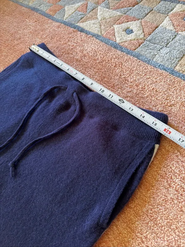 RLX Ralph Lauren Washable Cashmere Jogger Pants M Navy NWT MSRP $368 - Image 10