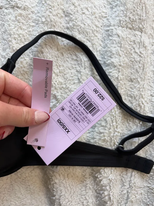 Black Target Bikini Top - Image 2