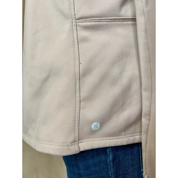 Layer 8 Pink Quarter Zip Athletic Pullover Large Activewear Top - Image 2