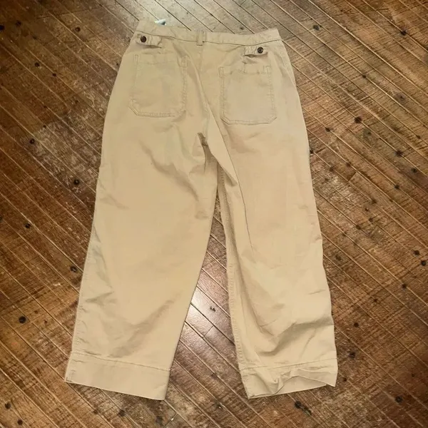 Banana Republic wide leg chino 8 business casual minimalist slacks - Image 3