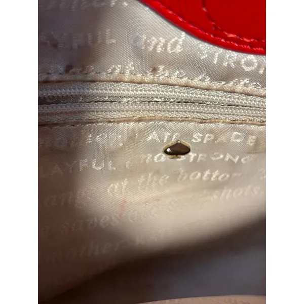 Betsey Johnson Cream Quilted Rose Satchel Black Bow Pearl Stud Handbag - Image 3