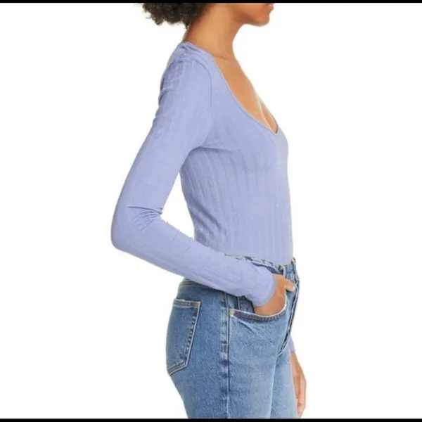 Free People Lucky You Blue Layering Top - Image 2