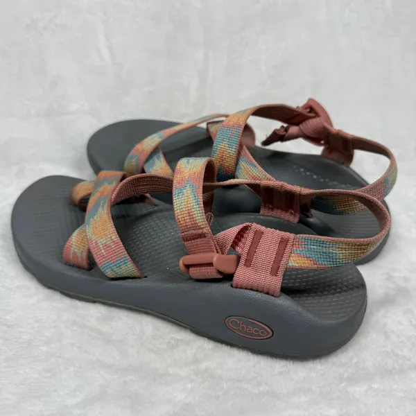 Chaco Z‎ Cloud 2 Womens Size 8 Gray Multi Strap Hiking Sandals Toe Loop Sporty - Image 8