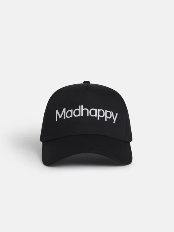 MADHAPPY Dad Black Embroidered Hat Cap - Image 2