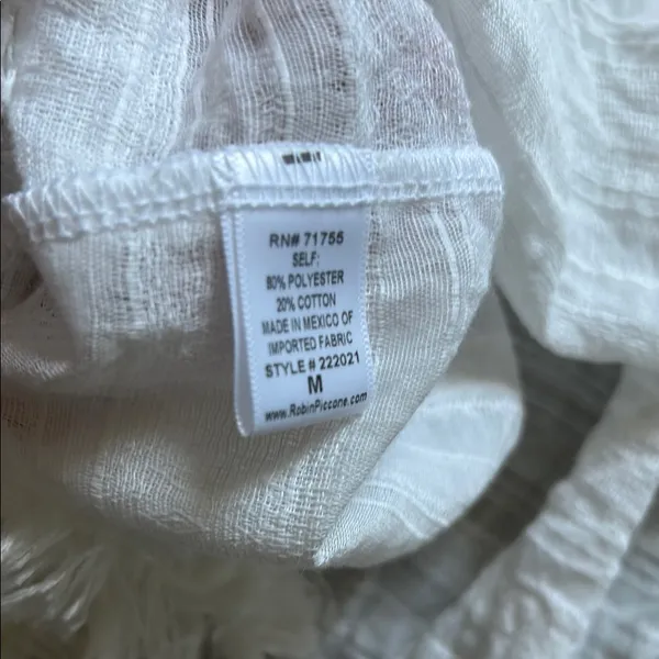 Robin Piccone White Ruffled Tiered Sundress - Image 6
