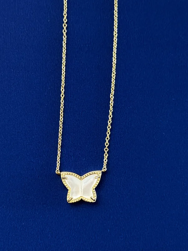 Kendra Scott Necklace Elisa Gold Pendant - Image 7