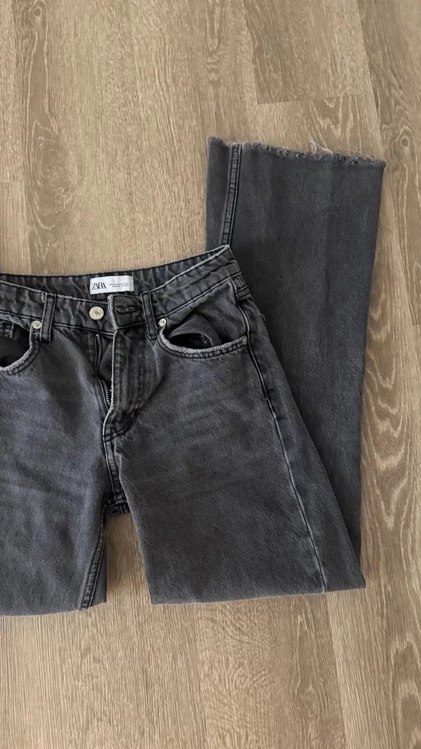 ZARA Black Straight Jeans - Image 3