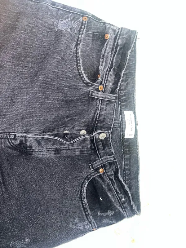 Abercrombie Jeans The Dad High-Rise Black - Image 3