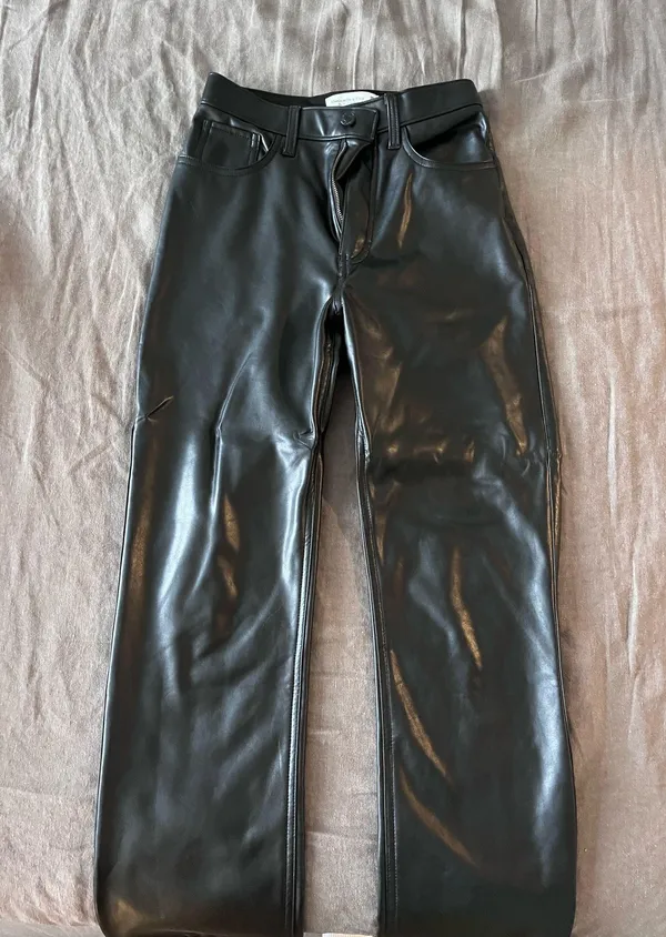 Abercrombie Leather Pants Vegan - Image 3