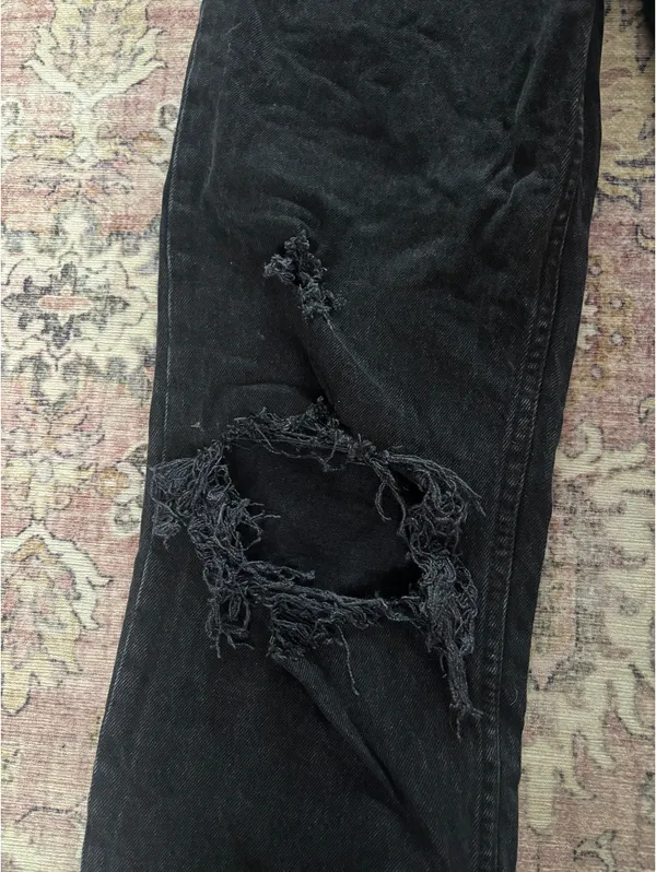 Abercrombie Jeans Dad High-Rise Black - Image 3