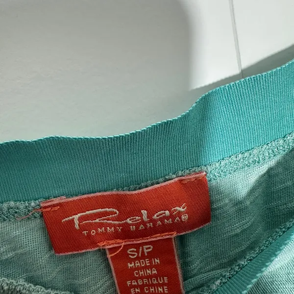Tommy Bahama Relax Maxi Skirt Womens‎ Small S Green Slub Knit Cotton Light Airy - Image 2