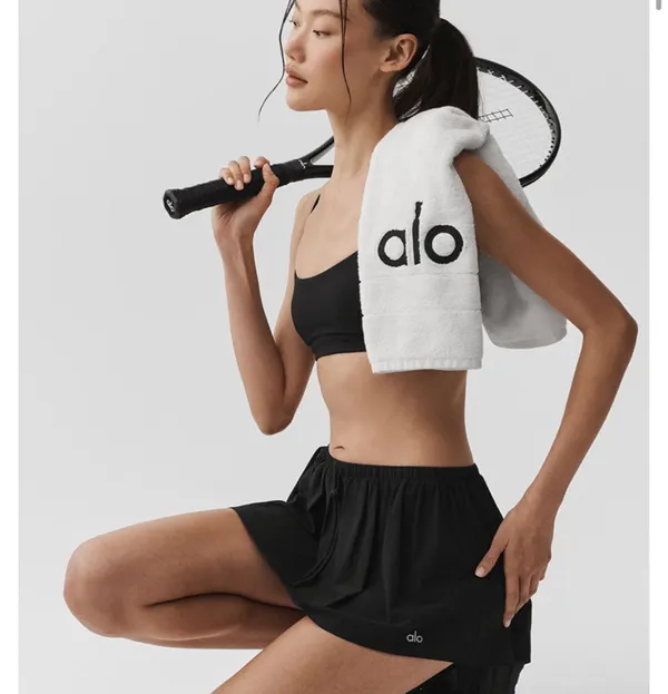 ALO Yoga Black Breezy Tennis Skirt - Image 9