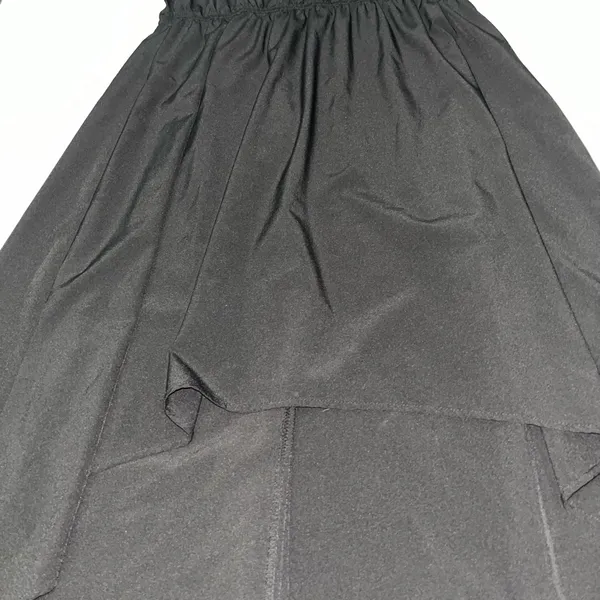 💙 Dots High Low V Neck Dress Black Size M - Image 5