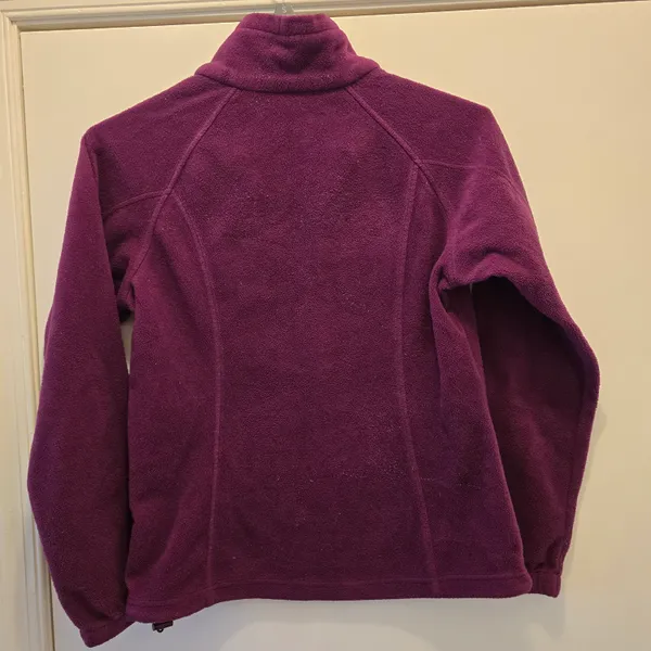 Columbia Women's Deep Purple Full-Zip Fleece Jacket - Image 3