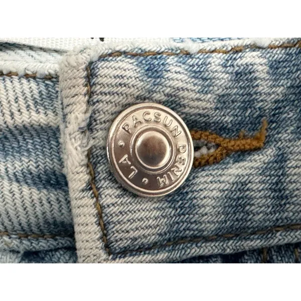PacSun High Waisted Light Blue Baggy Jeans Women's Sz 24 - Image 8