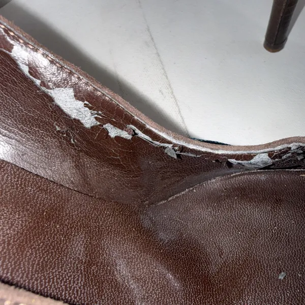 MASSIMO BALDI‎ ITALY Ribbon Brown Sueded LEATHER PUMPS HEELS Shoes Sz 9 B - Image 4
