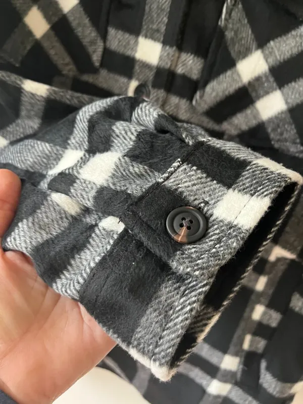 Member's Mark‎ Women's Shacket Sz M Button Down Chest Pocket - Image 6
