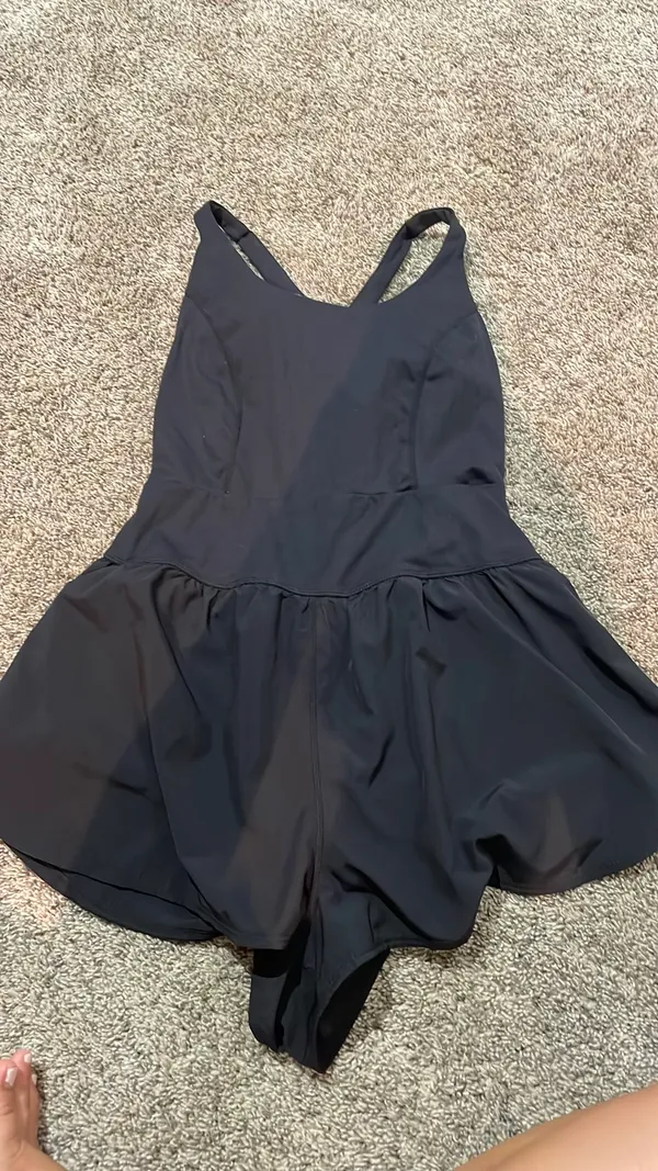 Athletic Romper Black - Image 2