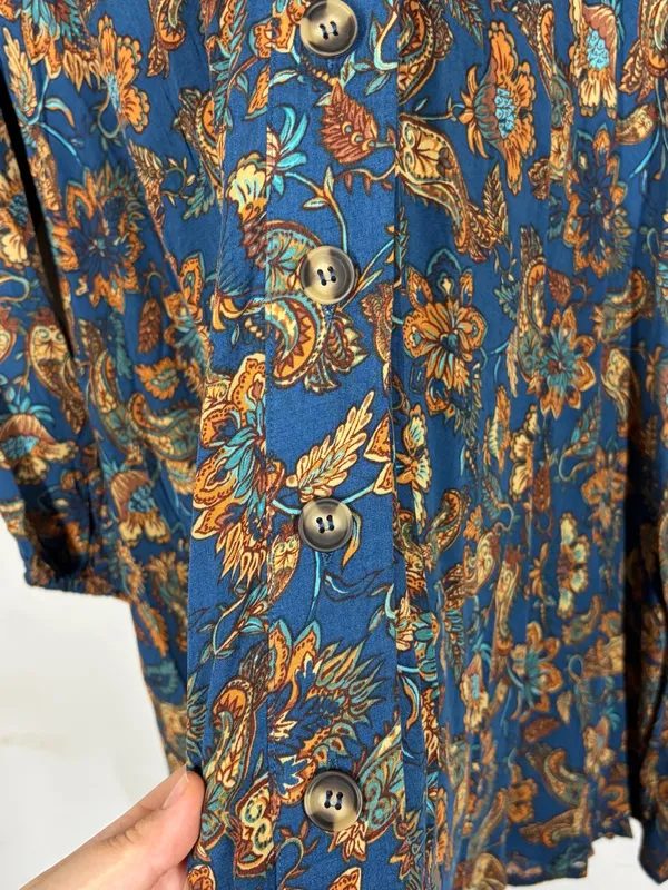 NWT Natural Life Floral Paisley Mini Dress Size XL - Image 8