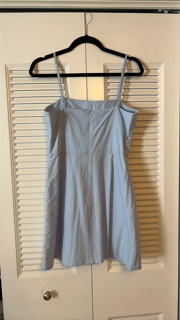by the way. Powder Blue Mini Dress - Image 2