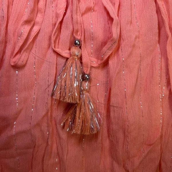 Z&L Europe made with love orange coverup‎ beach maxi dress medium vacation - Image 4