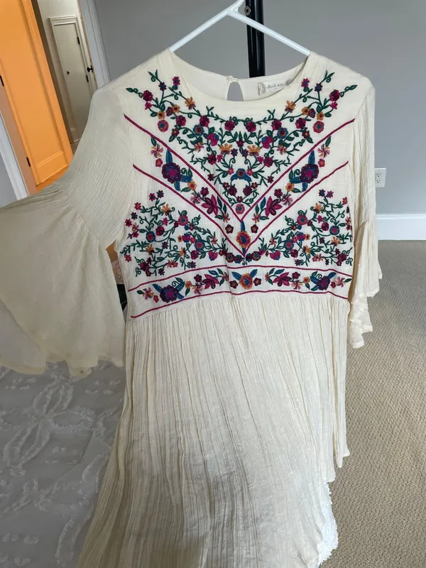Altar'd State Floral Embroidered Dress - Image 5