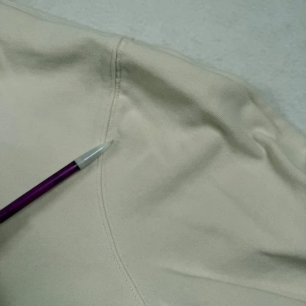 Outerknown Hoodie‎ Womens Medium Cream Organic Cotton Spandex Pullover Casual - Image 11