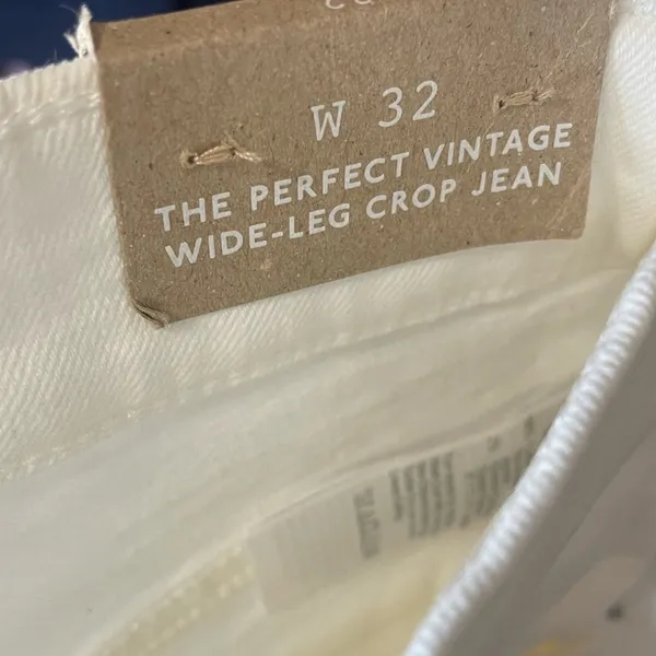 Madewell The Perfect Vintage Wide-Leg Crop Jean Women’s Sz 32 - Image 7