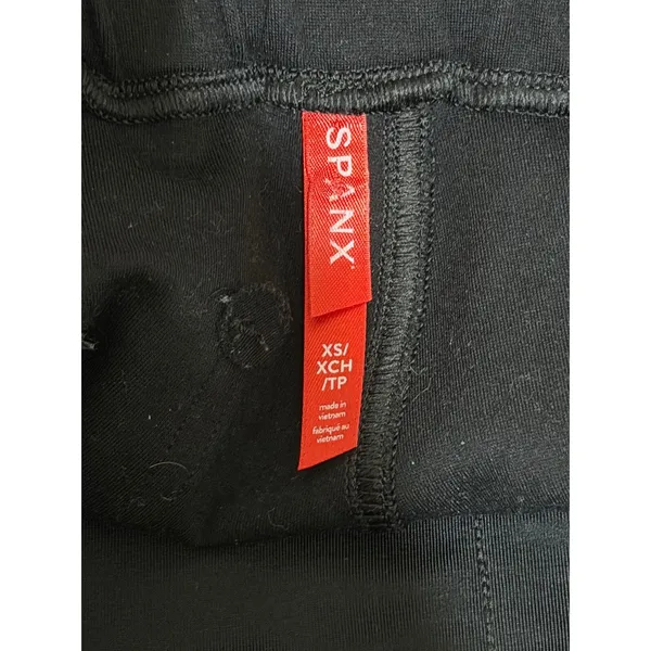 Spanx‎ The Perfect Jogger Pant Black High Rise Ponte Knit Women's XS Athleisure - Image 3