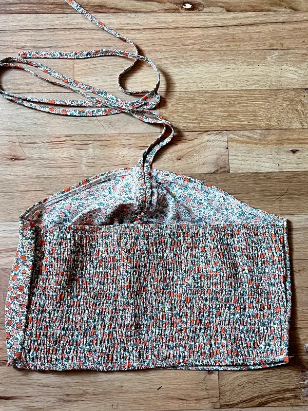 Floral Crop Top Multi Size XS - Image 2