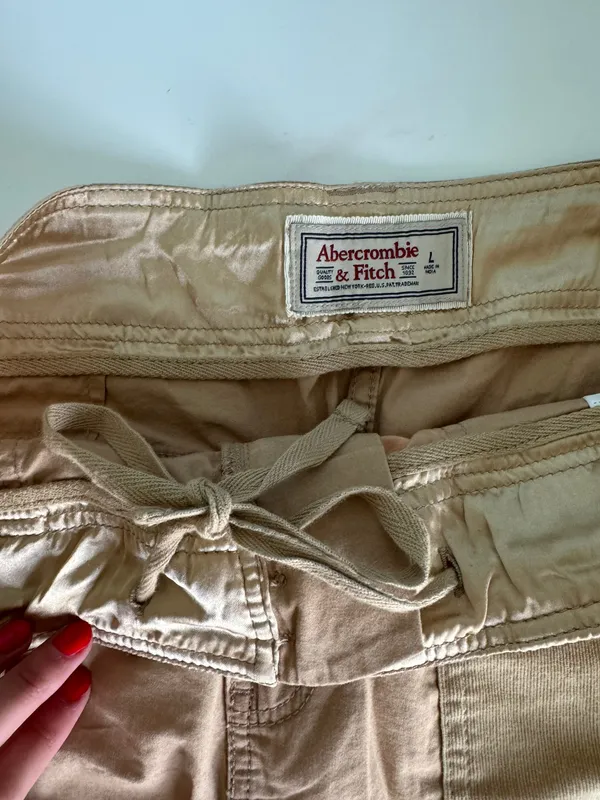 Abercrombie 2000s Mixed Fabric Micro Mini Skirt - Image 5