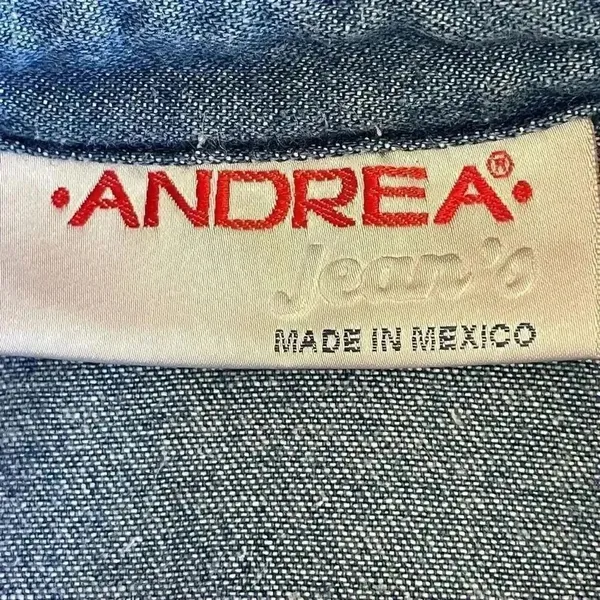 Andrea Jeans Sleeves Denim Blue Button Down Algodon Casual Minimalist Bohemian W - Image 8