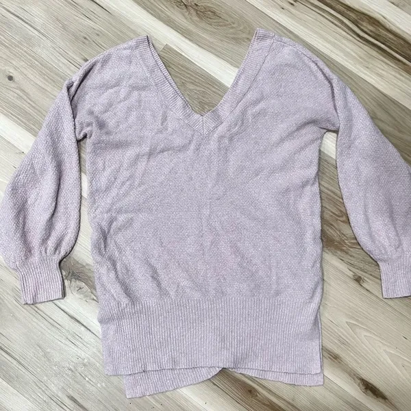 Yes Lola Pink Off The Shoulder Sweater Women’s Small - Image 2