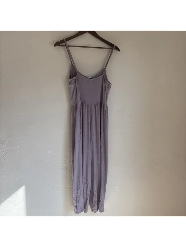 She + Sky NWT Women’s Size Large Mauve Lavender Wide Leg Cami Jumpsuit Romper - Image 5