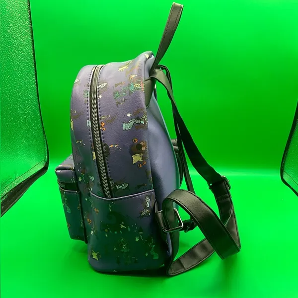 A Very Cool Loungefly Nightmare Before Christmas Purple Backpack - Image 3
