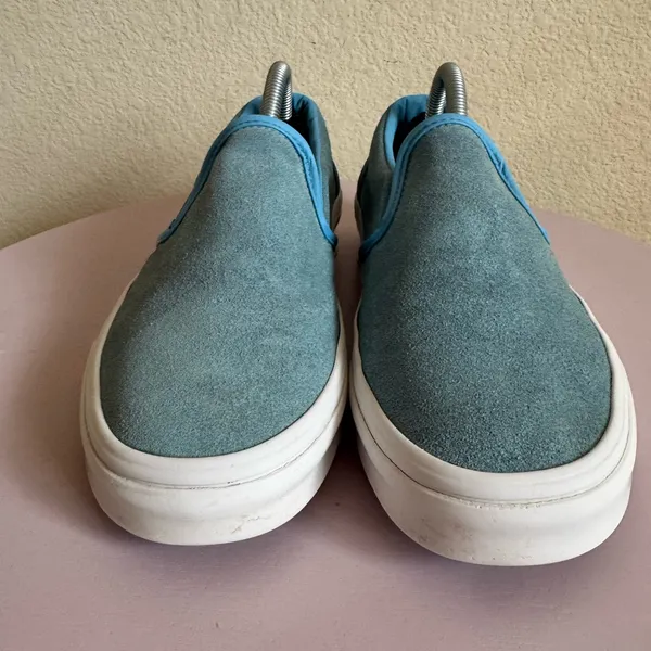 Vans Light Blue Slip on Womens size 7 - Image 5