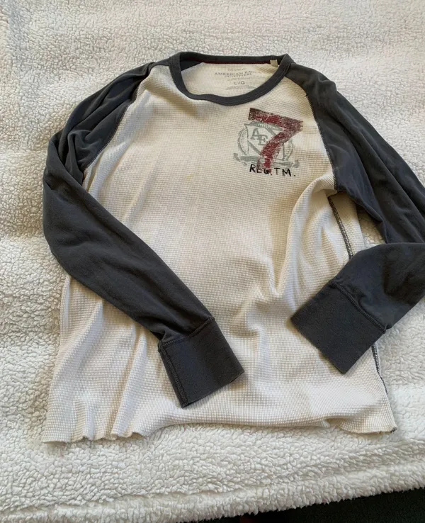 American Eagle Baseball Long Sleeve Tee - Image 3