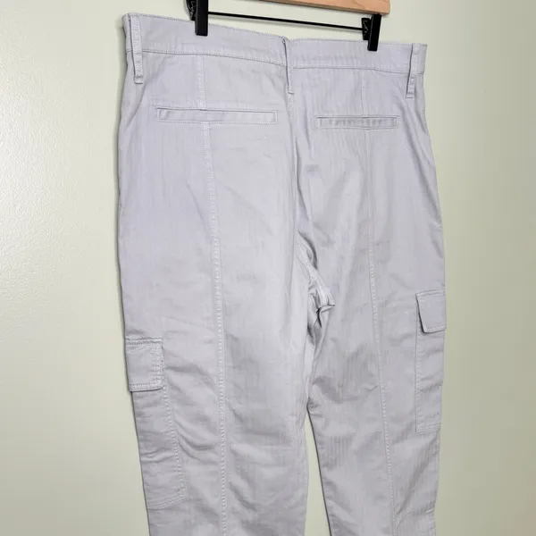 Madewell The Garment Dyed ‘90s Straight Cargo Pant Solstice Grey Blue Size 33 - Image 9