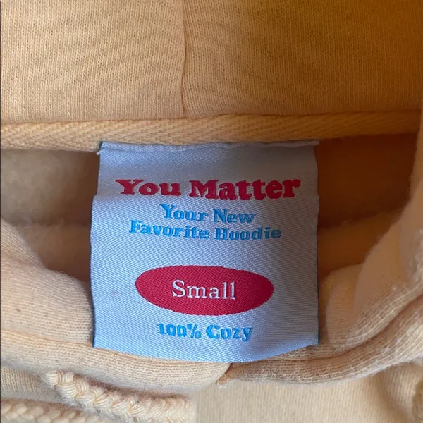 “You Matter” by Demetrius Harmon hoodie Yellow - Image 2