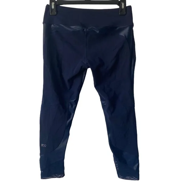 Splits59 Shine Mesh‎ Inset Cropped Leggings Womens Size Medium - Image 2