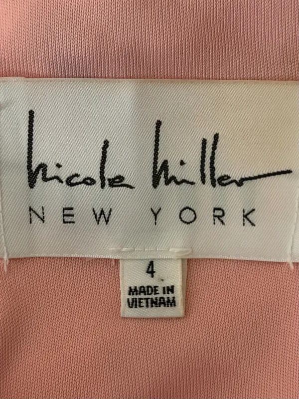 NICOLE MILLER New York Abstract Floral High Low Asymmetrical Maxi Dress Size 4 - Image 10