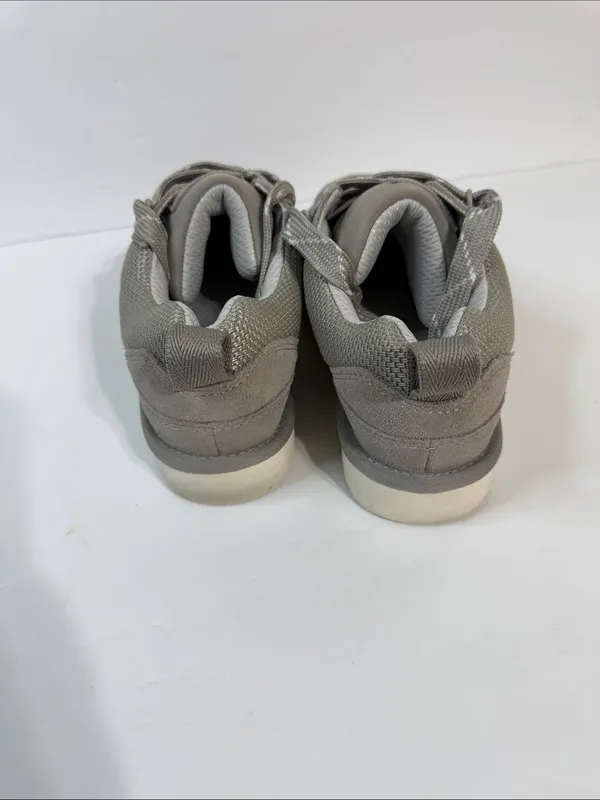 UGG Women's Gray and Cream Platform Lace-Up Sneakers - Image 4