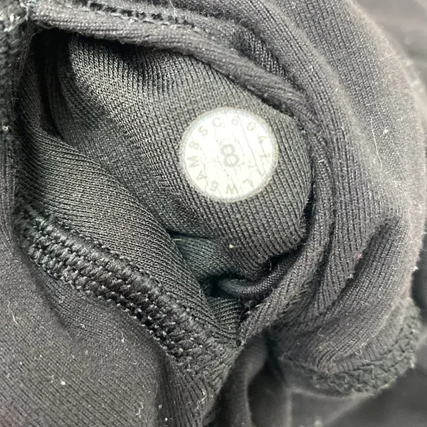 Lululemon Black High Rise Cropped Leggings Pants 8 - Image 5