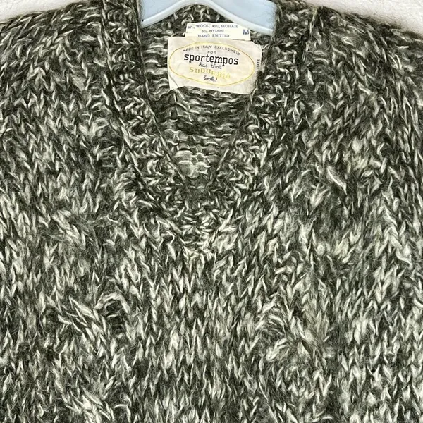 Vintage Sportempos Chunky Mohair Blend Sweater - Image 2