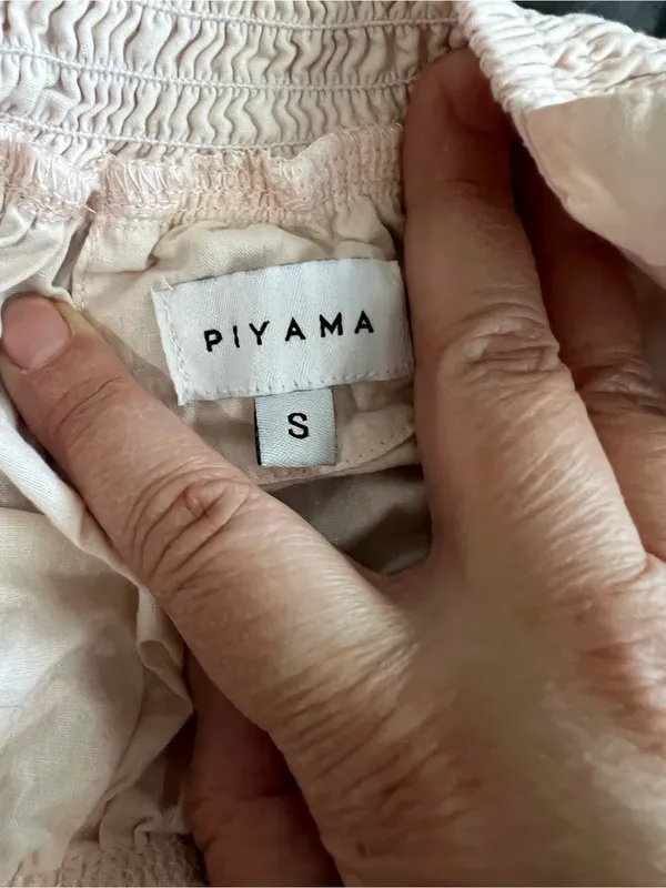 Piyama‎ Suzie Peach Cotton Babydoll Pajama Top Soft Sleepwear Lounge Tank - Image 9