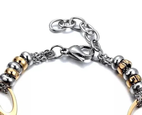 Women Stainless Steel Love Pendant Bracelet - Image 5