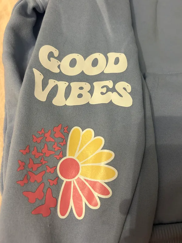 SheIn Be Kind Graphic Hoodie - Image 4