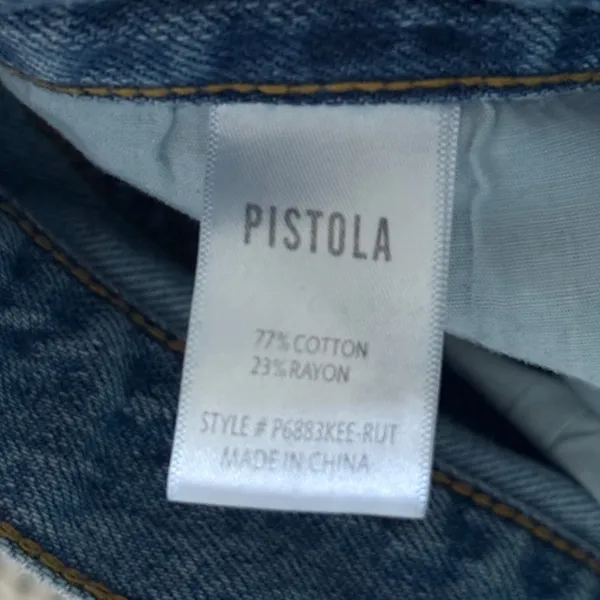 Pistola Charlie High Rise Jeans Size 29 Ruthless Blue - Image 10