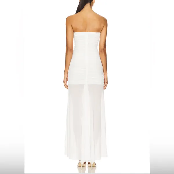 Amanda Uprichard x REVOLVE Leo Dress in Ivory - Image 5