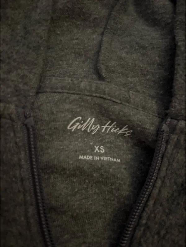 Gilly Hicks Cropped Hoodie Zip-Up - Image 2
